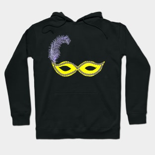 Mardi Gras Mask Hoodie